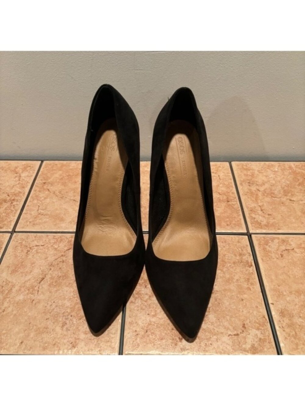 ASOS Pointed Toe Heels in Black Size 9
